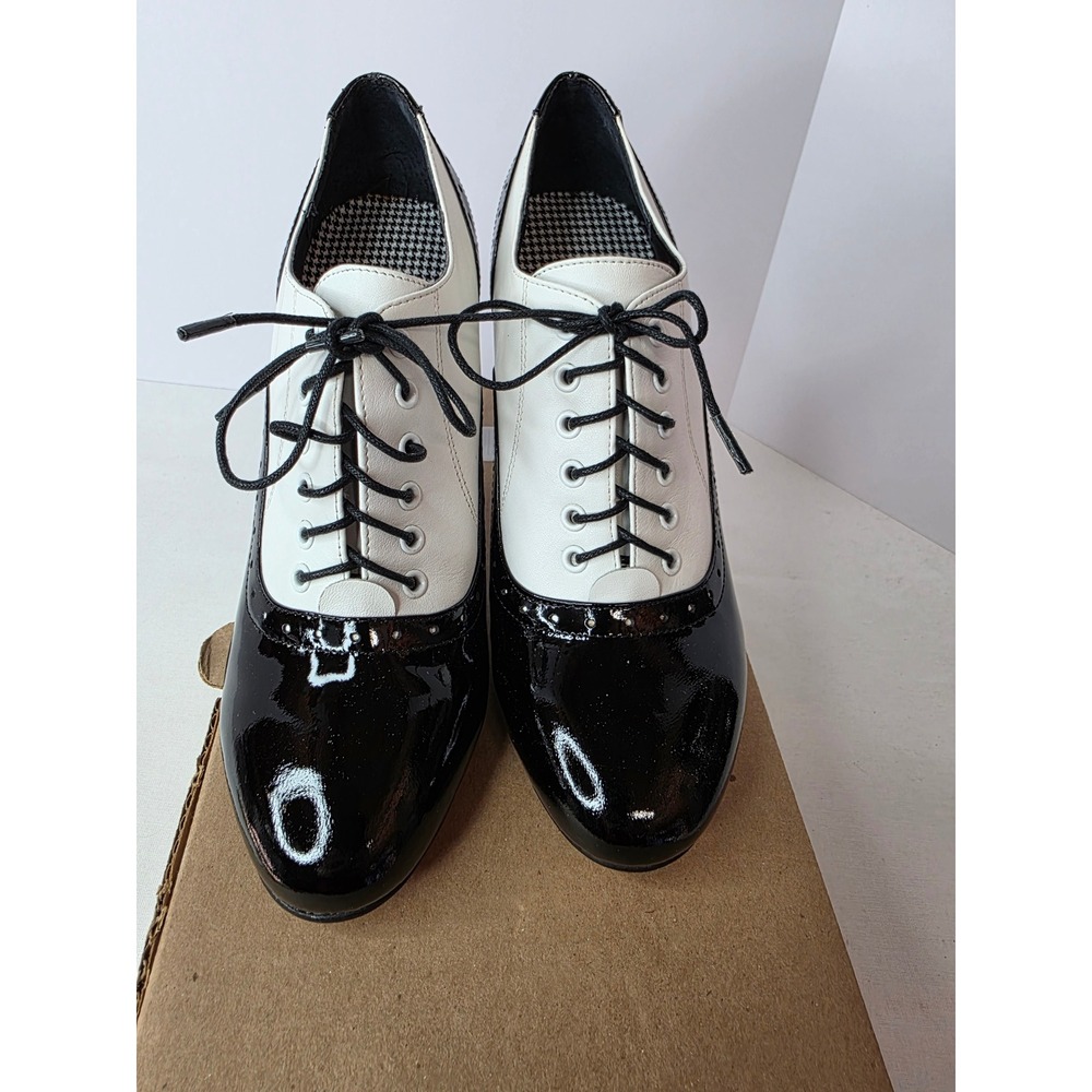 Ros Hommerson Red Collection Black White Spectator Oxford Heels 7.5M
342 - Picture 6 of 9